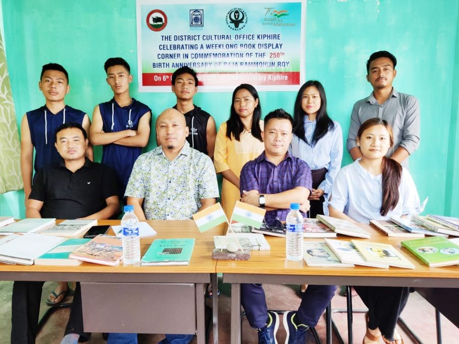 The Department of Art and Culture, Kiphire organised ‘book display corner’ at District Library Kiphire on June 6. (Morung Photo)